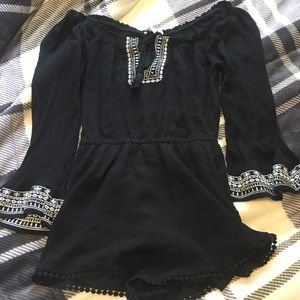 Off the shoulder romper
